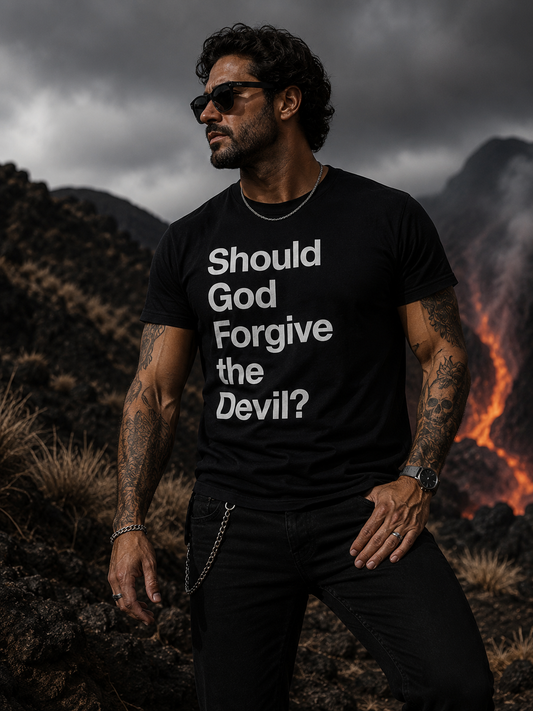 “Should God Forgive the Devil?”  Official Movie T-Shirt